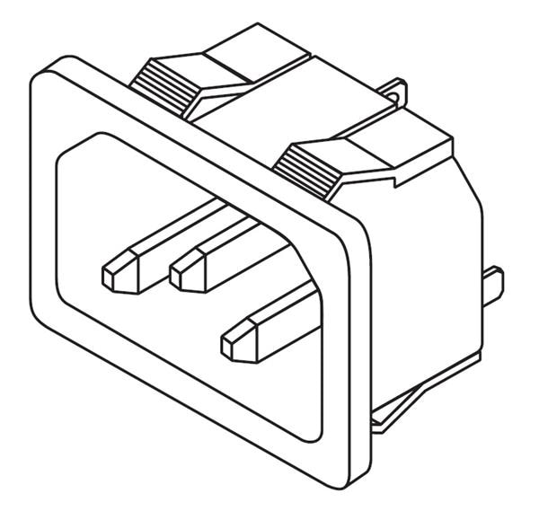 wholesale 161-0711-2-E AC Power Entry Modules supplier,manufacturer,distributor