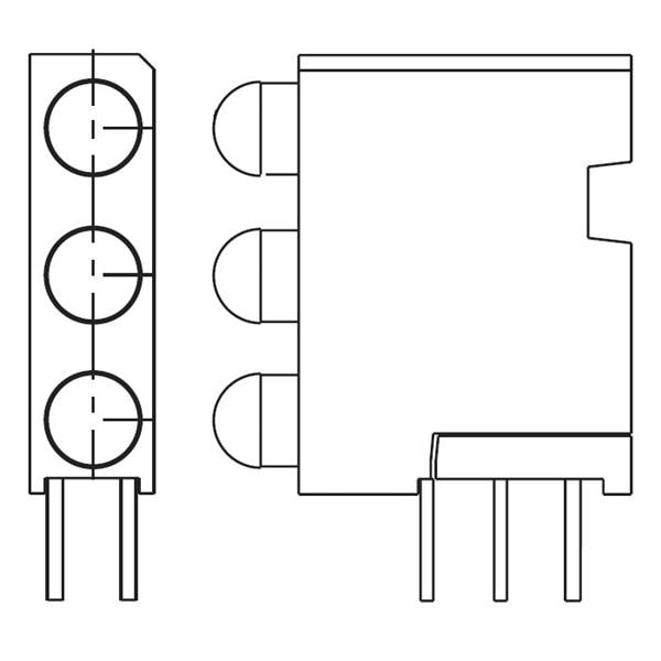 wholesale 564-0200-132F LED Circuit Board Indicators supplier,manufacturer,distributor