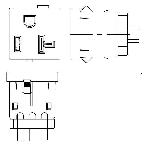 wholesale 739W-X2/30 AC Power Plugs & Receptacles supplier,manufacturer,distributor