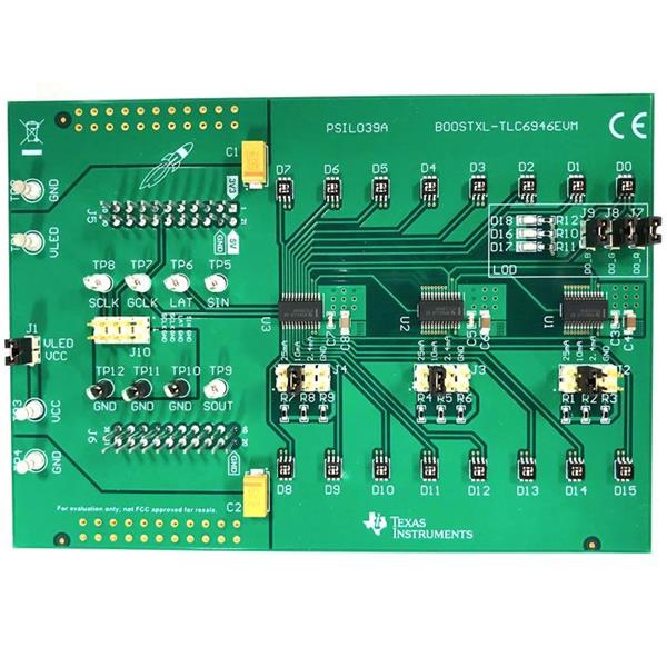 wholesale BOOSTXL-TLC6946EVM LED Lighting Development Tools supplier,manufacturer,distributor