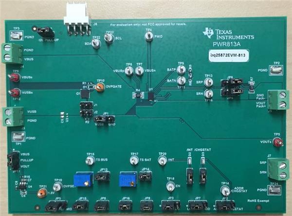 wholesale BQ25872EVM-813 Power Management IC Development Tools supplier,manufacturer,distributor