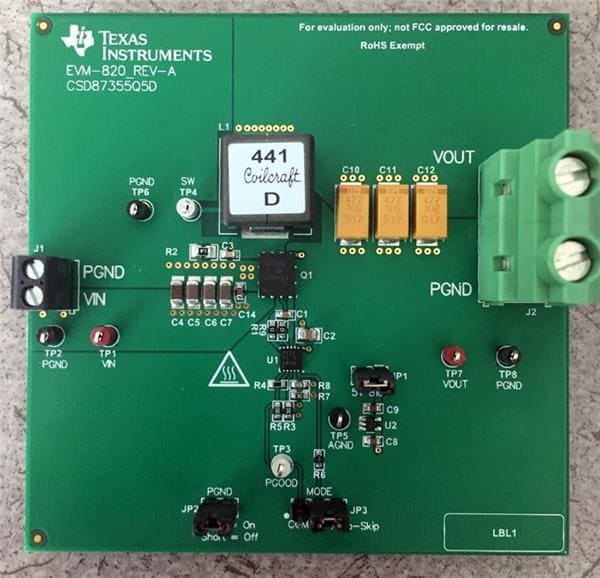 wholesale CSD87355Q5DEVM-820 Power Management IC Development Tools supplier,manufacturer,distributor