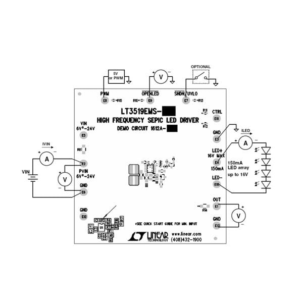 wholesale DC1612A-A LED Lighting Development Tools supplier,manufacturer,distributor