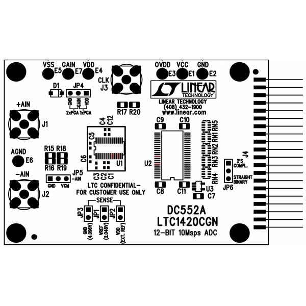 wholesale DC552A Data Conversion IC Development Tools supplier,manufacturer,distributor