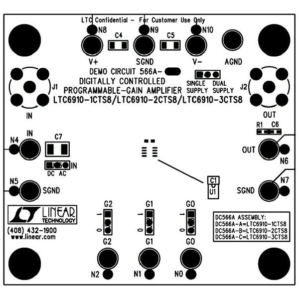 wholesale DC566A-A Amplifier IC Development Tools supplier,manufacturer,distributor