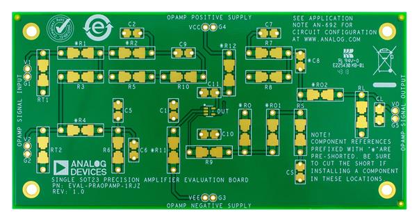 wholesale EVAL-PRAOPAMP-1RJZ Amplifier IC Development Tools supplier,manufacturer,distributor