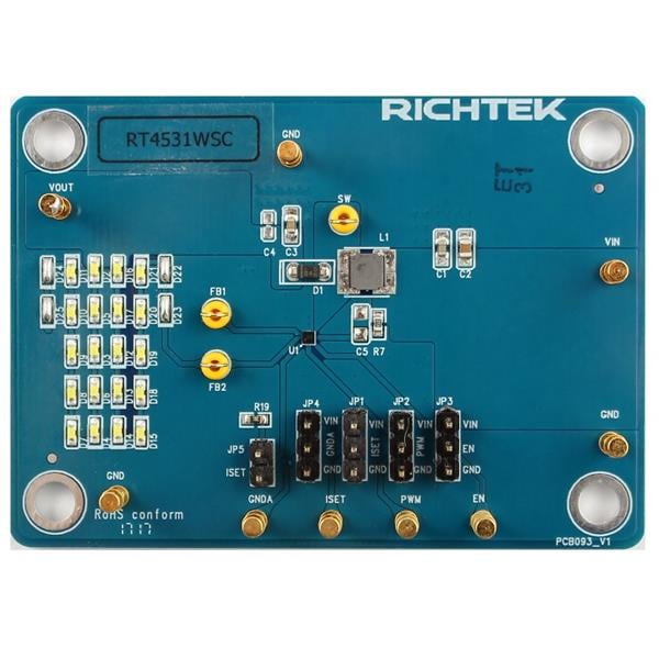 wholesale EVB_RT4531WSC LED Lighting Development Tools supplier,manufacturer,distributor