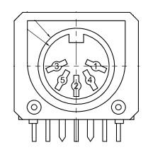 wholesale KCDX-5S-S2-PS-1 Circular DIN Connectors supplier,manufacturer,distributor