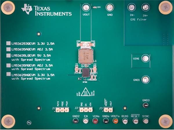 wholesale LM53635AQEVM Power Management IC Development Tools supplier,manufacturer,distributor