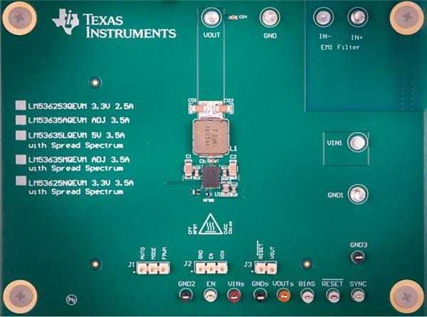 wholesale LM53635MQEVM Power Management IC Development Tools supplier,manufacturer,distributor