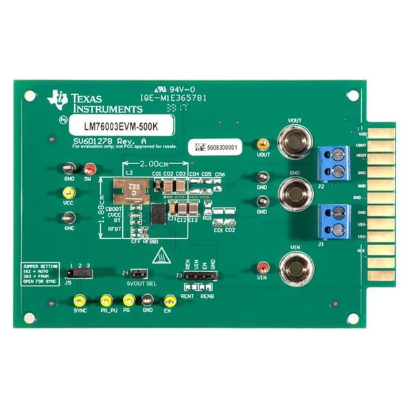 wholesale LM76003EVM-500K Power Management IC Development Tools supplier,manufacturer,distributor