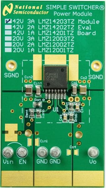 wholesale LMZ14201EVAL/NOPB Power Management IC Development Tools supplier,manufacturer,distributor