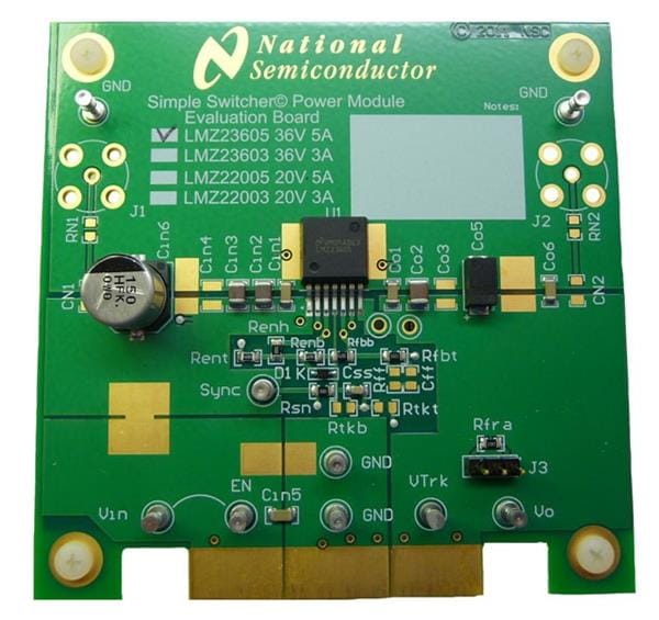 wholesale LMZ22005EVAL/NOPB Power Management IC Development Tools supplier,manufacturer,distributor