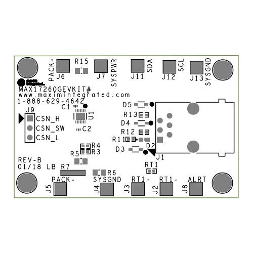 wholesale MAX17260GEVKIT# Power Management IC Development Tools supplier,manufacturer,distributor