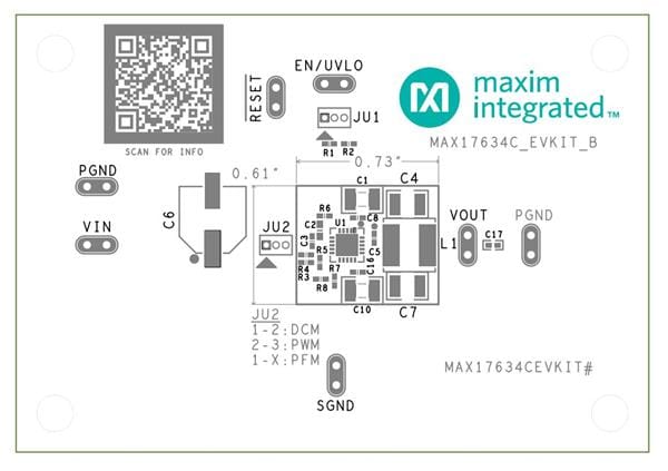 wholesale MAX17634CEVKIT# Power Management IC Development Tools supplier,manufacturer,distributor