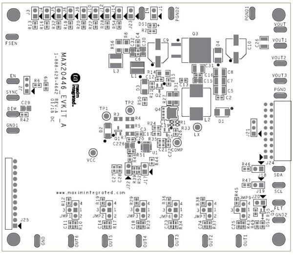 wholesale MAX20446EVKIT# LED Lighting Development Tools supplier,manufacturer,distributor