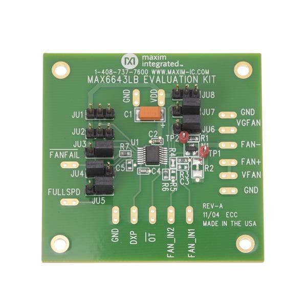 wholesale MAX6643LBEVKIT Temperature Sensor Development Tools supplier,manufacturer,distributor