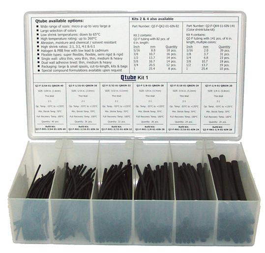 wholesale Q2-F-QK1-01-6IN-180 Heat Shrink Tubing Kits supplier,manufacturer,distributor