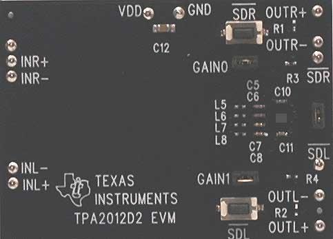 wholesale TPA2012D2EVM Audio IC Development Tools supplier,manufacturer,distributor