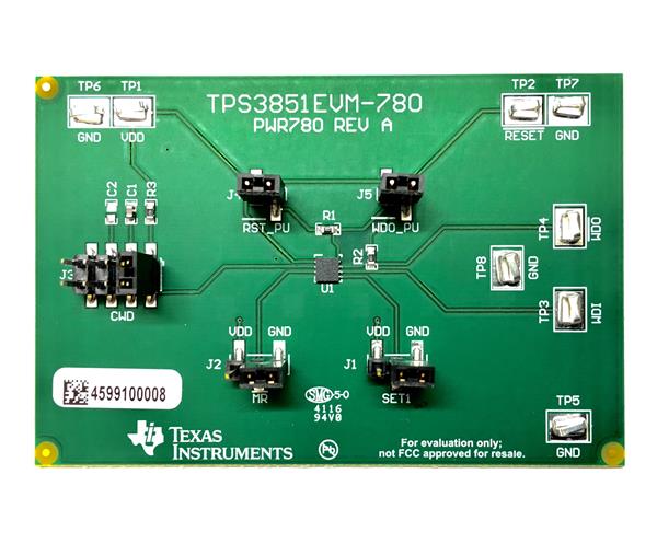 wholesale TPS3851EVM-780 Power Management IC Development Tools supplier,manufacturer,distributor