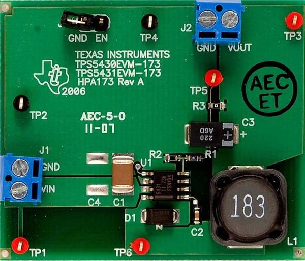 wholesale TPS5431EVM-173 Power Management IC Development Tools supplier,manufacturer,distributor