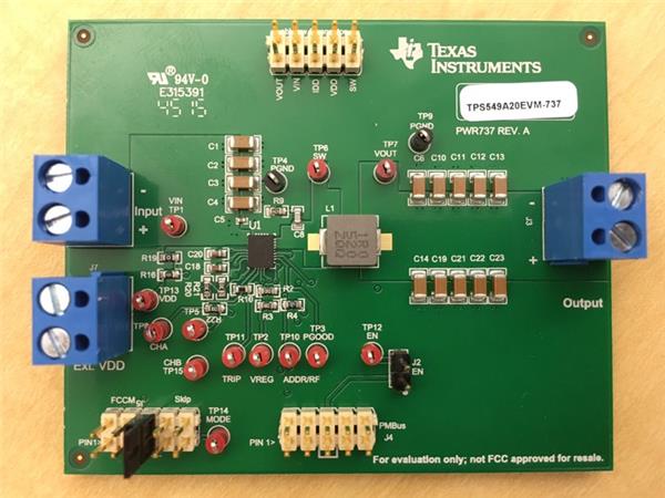 wholesale TPS549A20EVM-737 Power Management IC Development Tools supplier,manufacturer,distributor