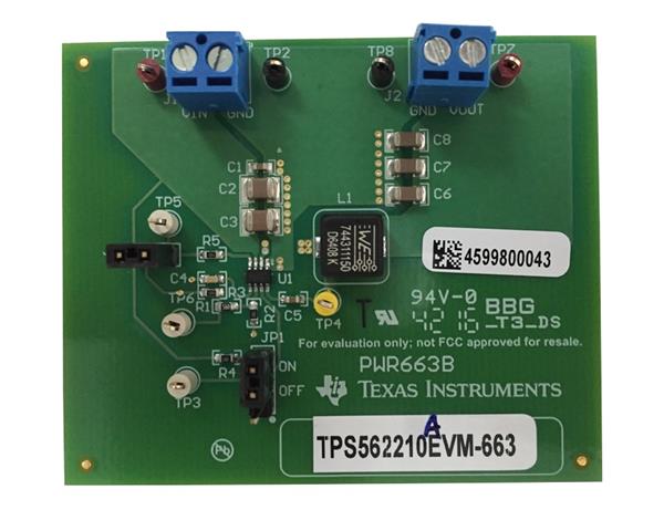 wholesale TPS562210AEVM-663 Power Management IC Development Tools supplier,manufacturer,distributor